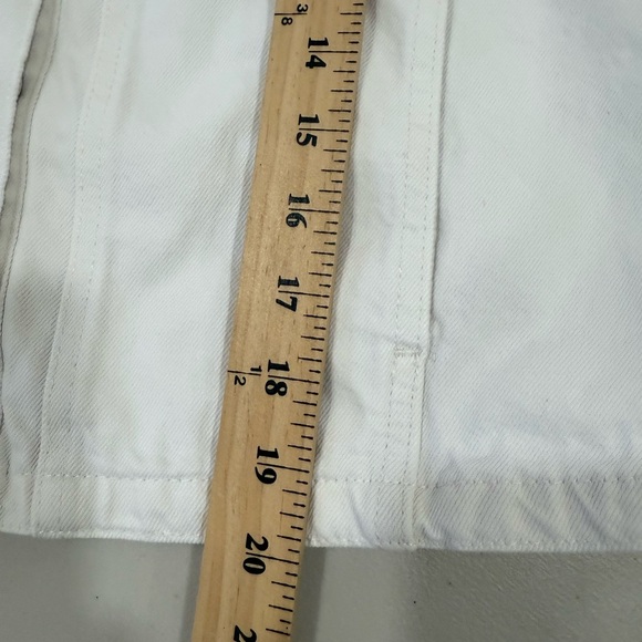 MNG Kids Girls White Denim Jacket 13–14 Years 164cm - Picture 7 of 8